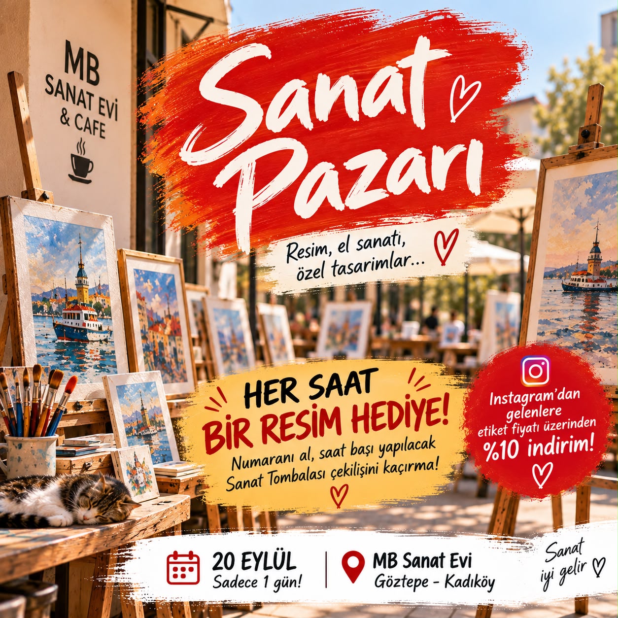 Göztepe’de Sanat Pazarı
